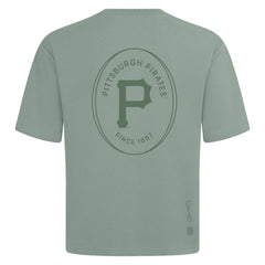 Pittsburgh Pirates Levelwear Register Oversized Luxe Signature Knit T-Shirt | MLB New