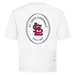St. Louis Cardinals Levelwear Register Oversized Luxe Signature Knit T-Shirt | MLB Shop