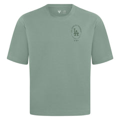 Los Angeles Dodgers Levelwear Register Oversized Luxe Signature Knit T-Shirt | MLB Outlet