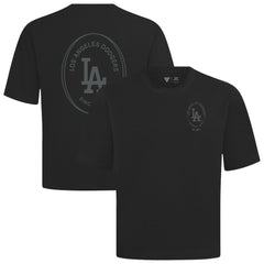 Los Angeles Dodgers Levelwear Register Oversized Luxe Signature Knit T-Shirt | MLB Shop