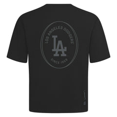Los Angeles Dodgers Levelwear Register Oversized Luxe Signature Knit T-Shirt | MLB Shop