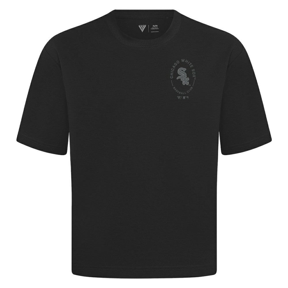 Chicago White Sox Levelwear Register Oversized Luxe Signature Knit T-Shirt | MLB Near me