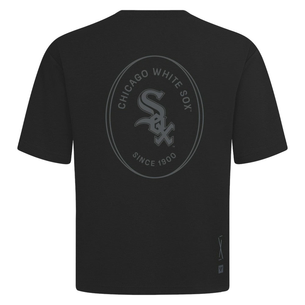 Chicago White Sox Levelwear Register Oversized Luxe Signature Knit T-Shirt | MLB Near me