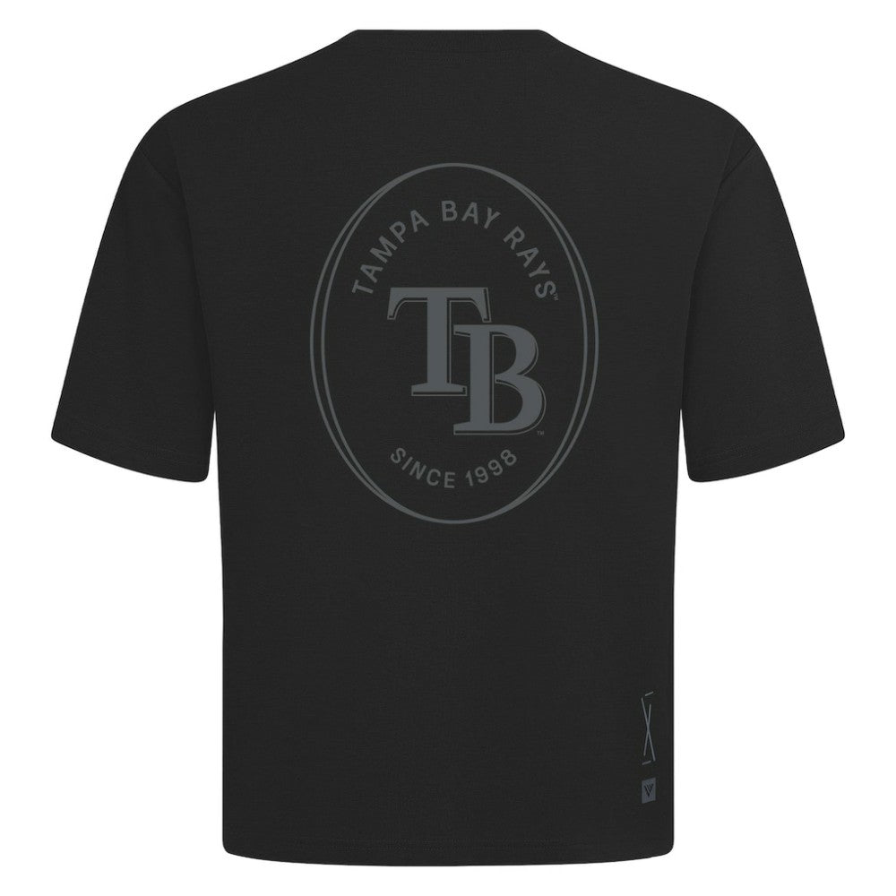 Tampa Bay Rays Levelwear Register Oversized Luxe Signature Knit T-Shirt | MLB Outlet