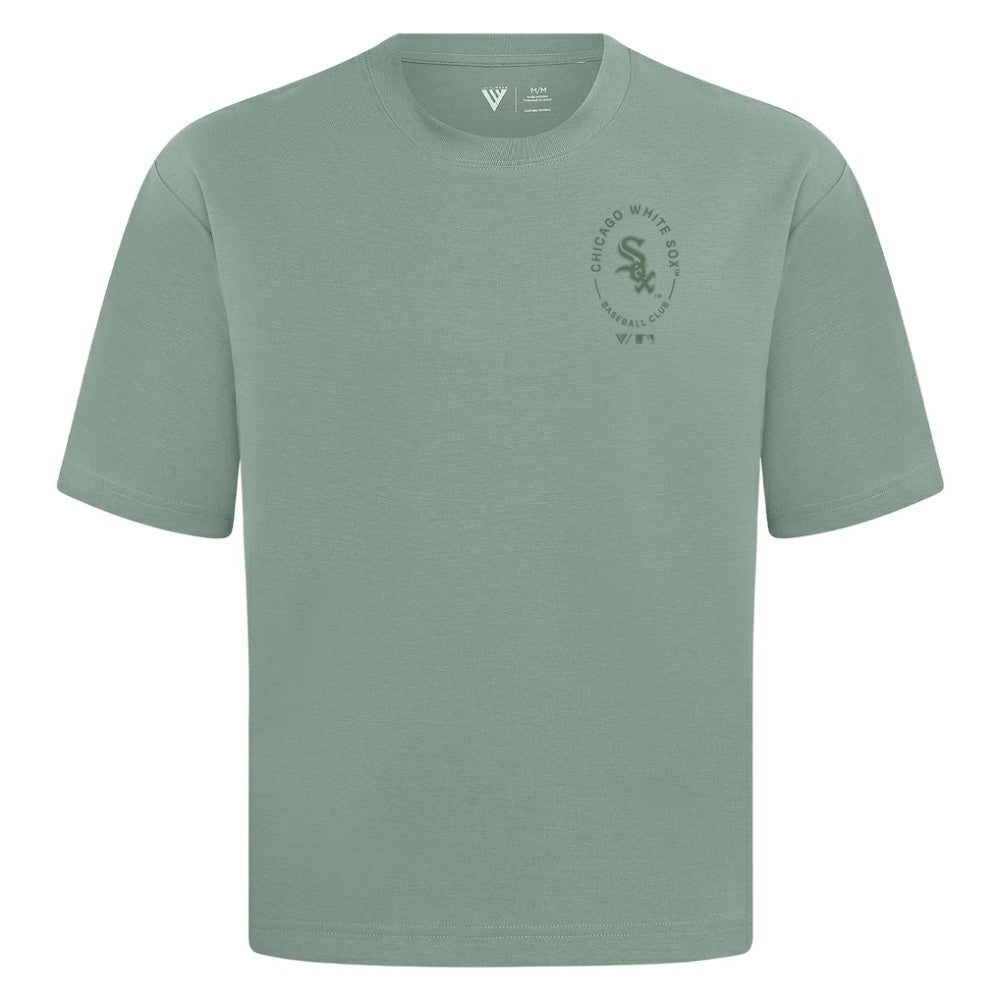 Chicago White Sox Levelwear Register Oversized Luxe Signature Knit T-Shirt | MLB Online