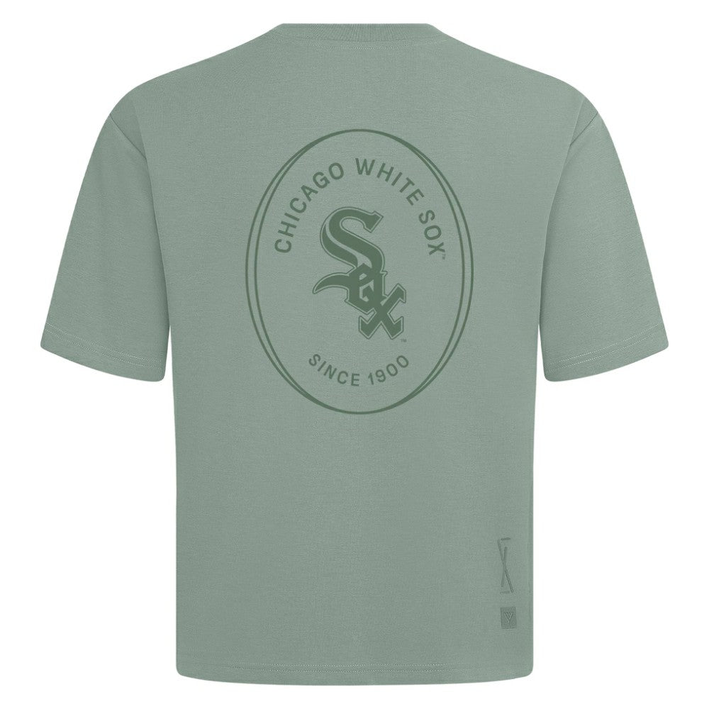 Chicago White Sox Levelwear Register Oversized Luxe Signature Knit T-Shirt | MLB Online
