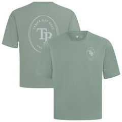 Tampa Bay Rays Levelwear Register Oversized Luxe Signature Knit T-Shirt | MLB Sale