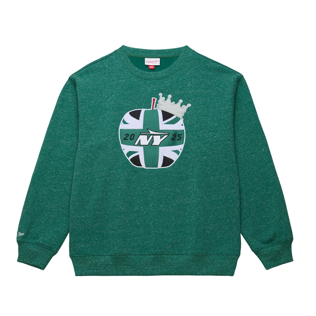New York Jets Mitchell & Ness Jets In London Throw It Back Fleece Sweatshirt