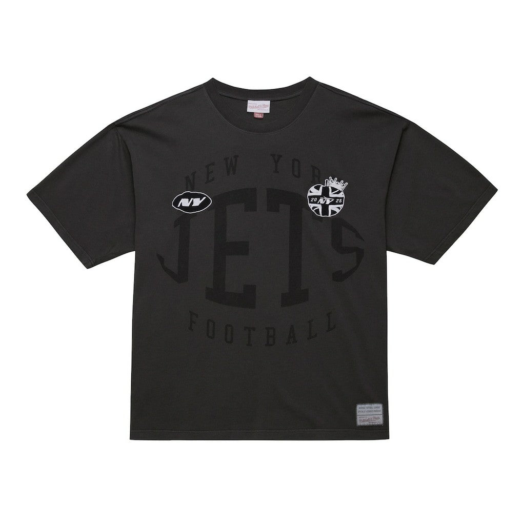 New York Jets Mitchell & Ness Jets In London Downtown Collection Premium T-Shirt