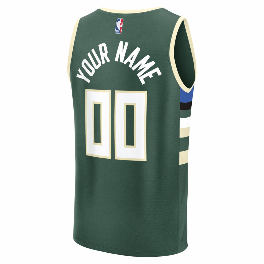 Milwaukee Bucks Fast Break Custom Jersey New