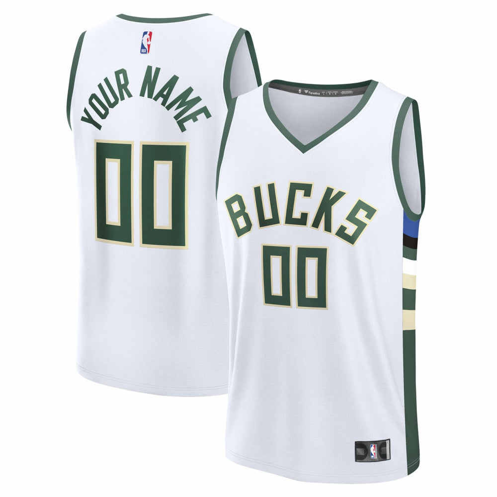 Milwaukee Bucks Fast Break Custom Jersey New