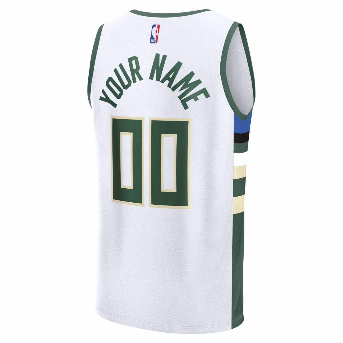 Milwaukee Bucks Fast Break Custom Jersey New