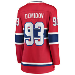 Ivan Demidov Montreal Canadiens Fanatics Women's Home Breakaway Player Jersey Sale
