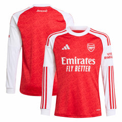 Arsenal Youth 2025/26 Home Replica Long Sleeve Jersey Red - Adidas