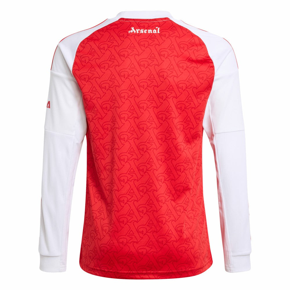 Arsenal Youth 2025/26 Home Replica Long Sleeve Jersey Red - Adidas