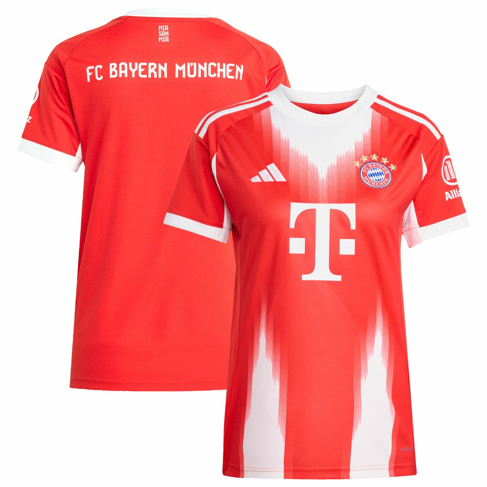 Bayern Munich Women's 2025/26 Home Replica Jersey Red - Adidas
