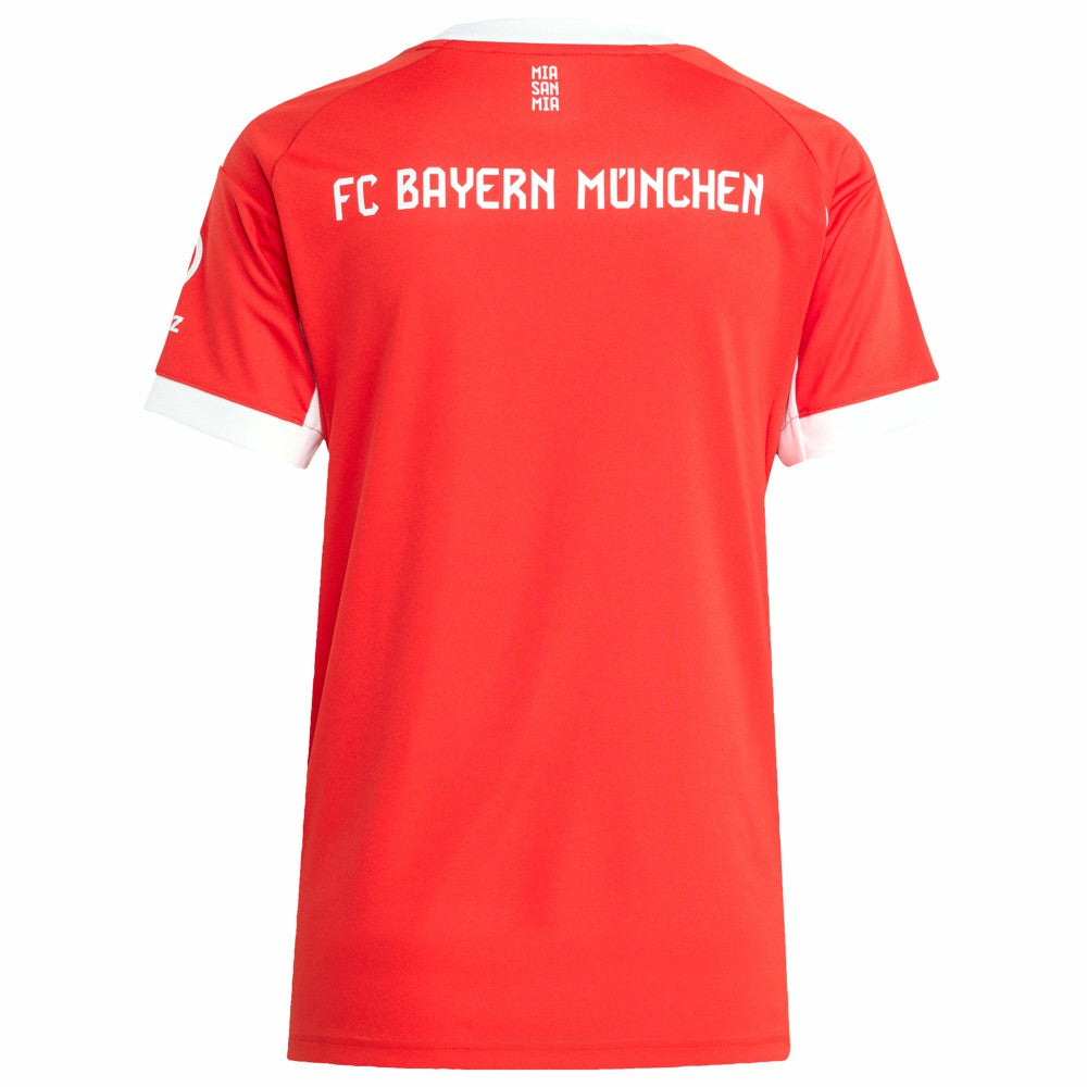 Bayern Munich Women's 2025/26 Home Replica Jersey Red - Adidas