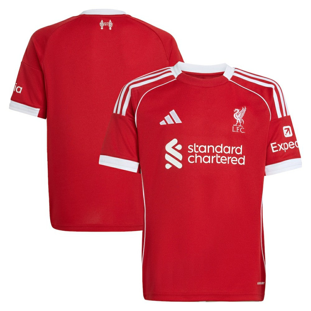 Liverpool Youth 2025/26 Home Replica Jersey Red - Adidas