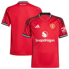 Manchester United Youth Home 2025/26 Replica Jersey Red - Adidas