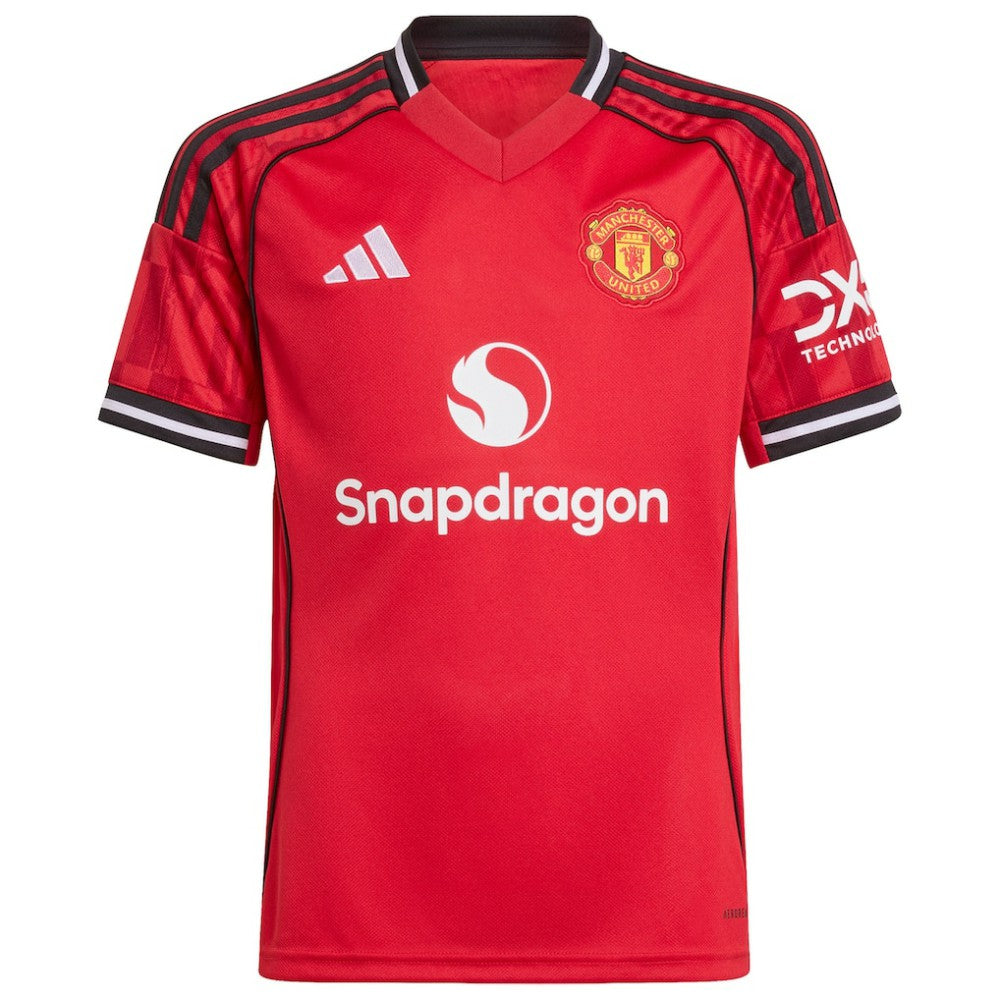 Manchester United Youth Home 2025/26 Replica Jersey Red - Adidas