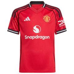 Manchester United Youth Home 2025/26 Replica Jersey Red - Adidas