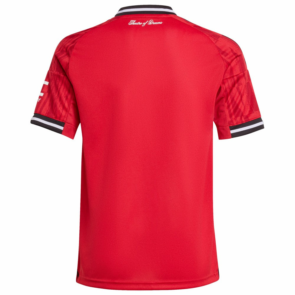 Manchester United Youth Home 2025/26 Replica Jersey Red - Adidas