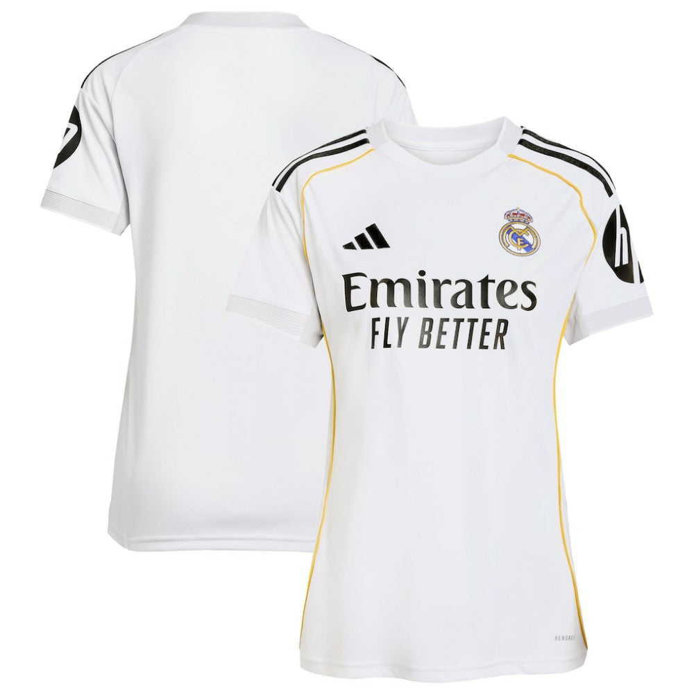 Real Madrid Women's 2025/26 Home Replica Jersey White - Adidas