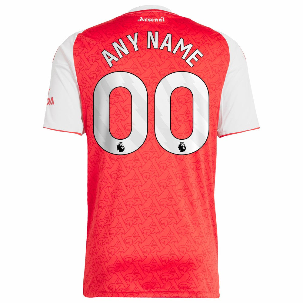 Arsenal 2025/26 Home Replica Custom Jersey Red - Adidas