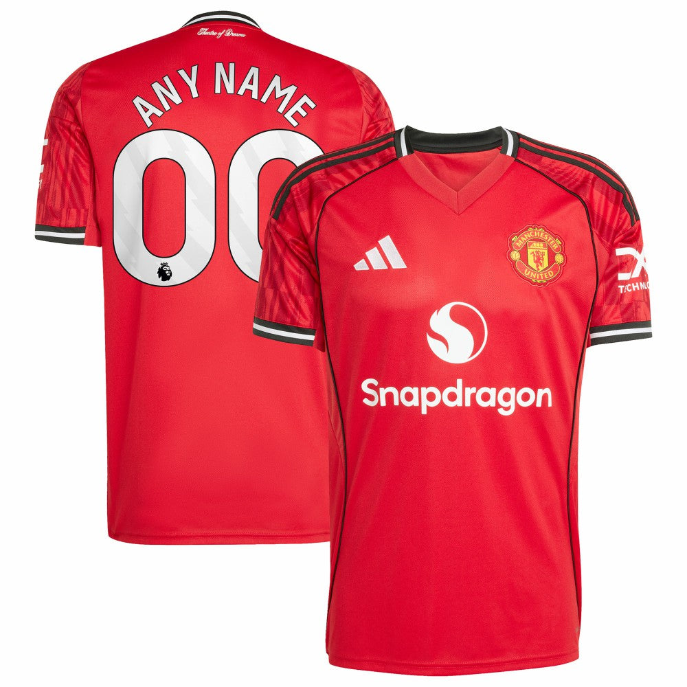 Manchester United Home 2025/26 Custom Replica Jersey Red - Adidas