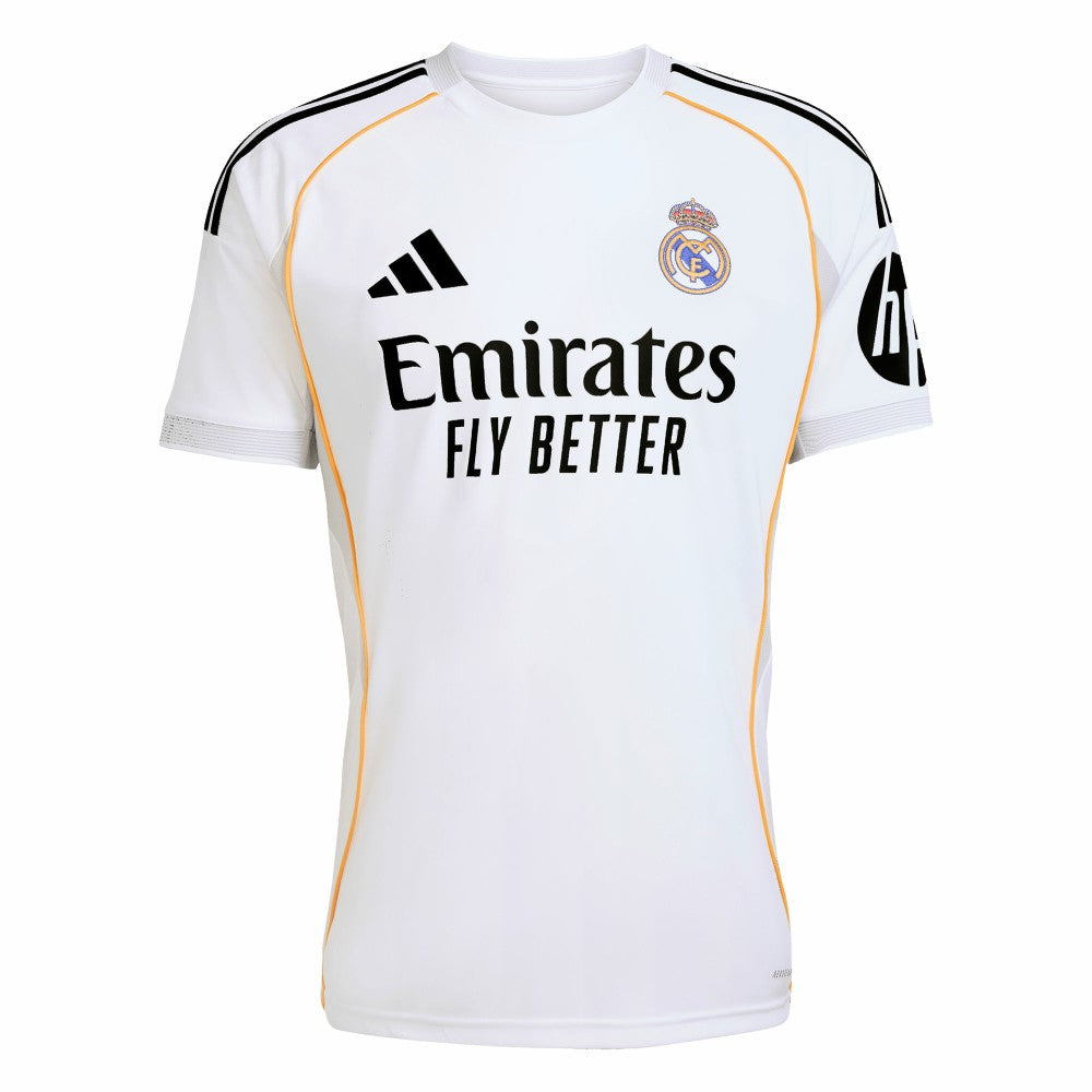 Real Madrid 2025/26 Home Replica Custom Jersey White - Adidas
