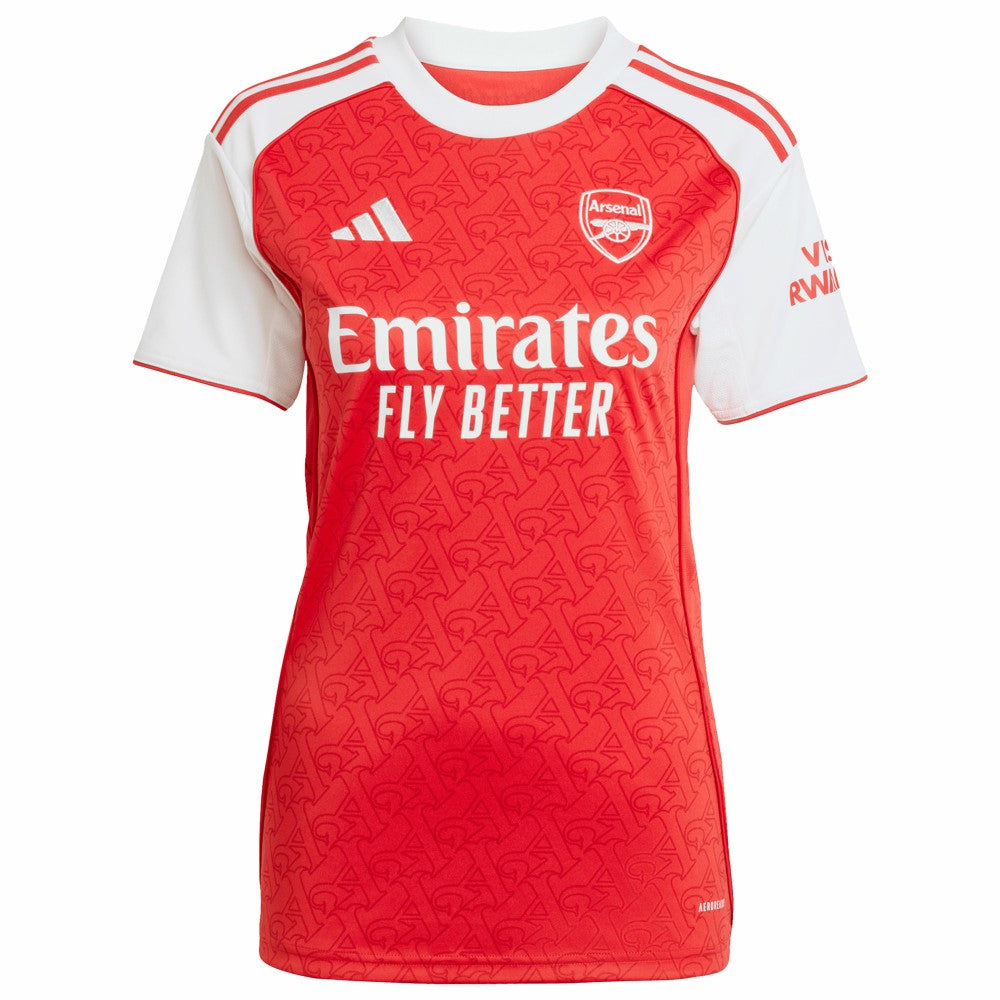 Arsenal Women's 2025/26 Home Replica Custom Jersey Red - Adidas