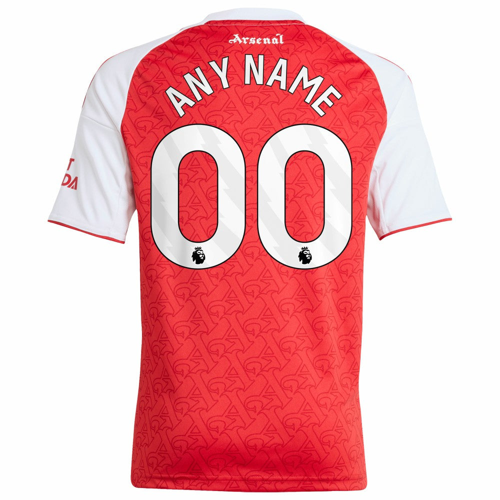 Arsenal Youth 2025/26 Home Replica Custom Jersey Red - Adidas