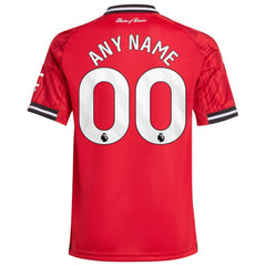 Manchester United Youth Home 2025/26 Custom Replica Jersey Red - Adidas