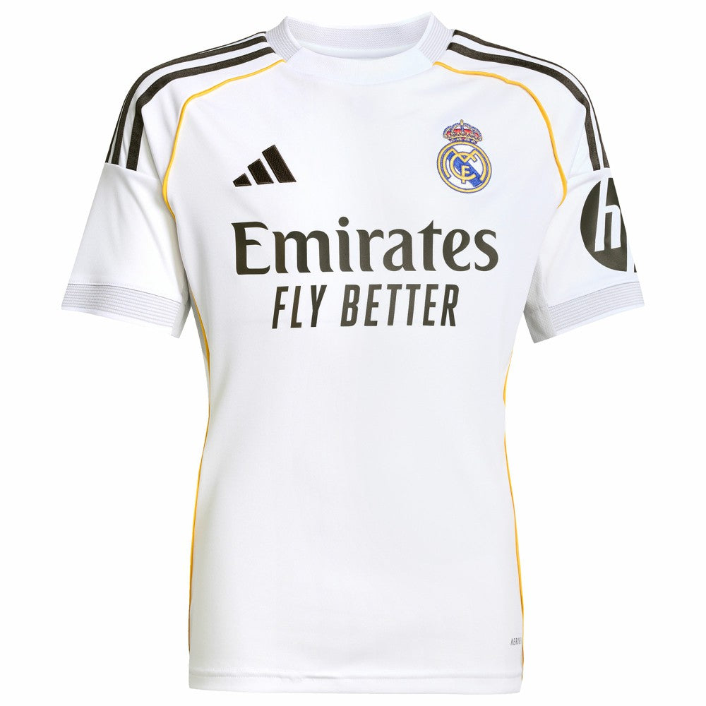 Real Madrid Youth 2025/26 Home Replica Custom Jersey White - Adidas