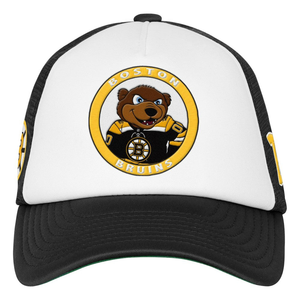 Boston Bruins Mitchell & Ness Youth Mascot Adjustable Trucker Hat On Sale