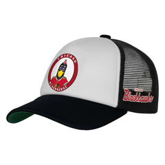 Chicago Blackhawks Mitchell & Ness Youth Mascot Adjustable Trucker Hat On Sale