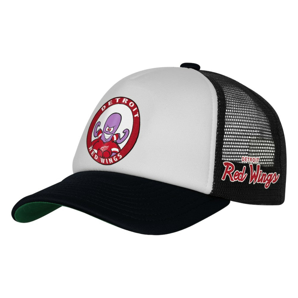Detroit Red Wings Mitchell & Ness Youth Mascot Adjustable Trucker Hat Sale