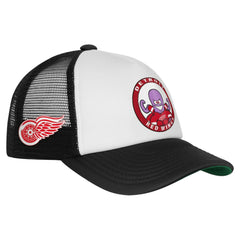 Detroit Red Wings Mitchell & Ness Youth Mascot Adjustable Trucker Hat Sale