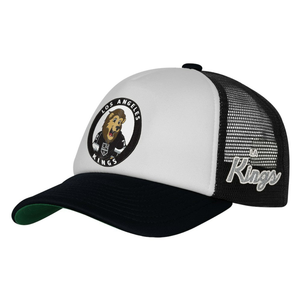 Los Angeles Kings Mitchell & Ness Youth Mascot Adjustable Trucker Hat Sale