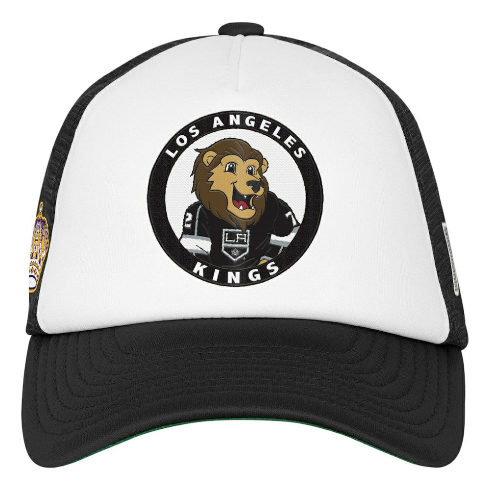 Los Angeles Kings Mitchell & Ness Youth Mascot Adjustable Trucker Hat Sale