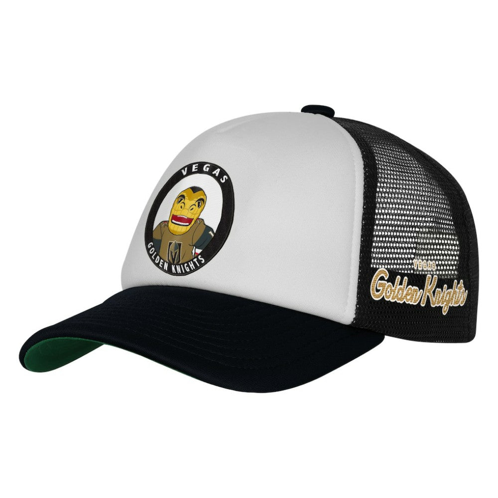 Vegas Golden Knights Mitchell & Ness Youth Mascot Adjustable Trucker Hat Outlet