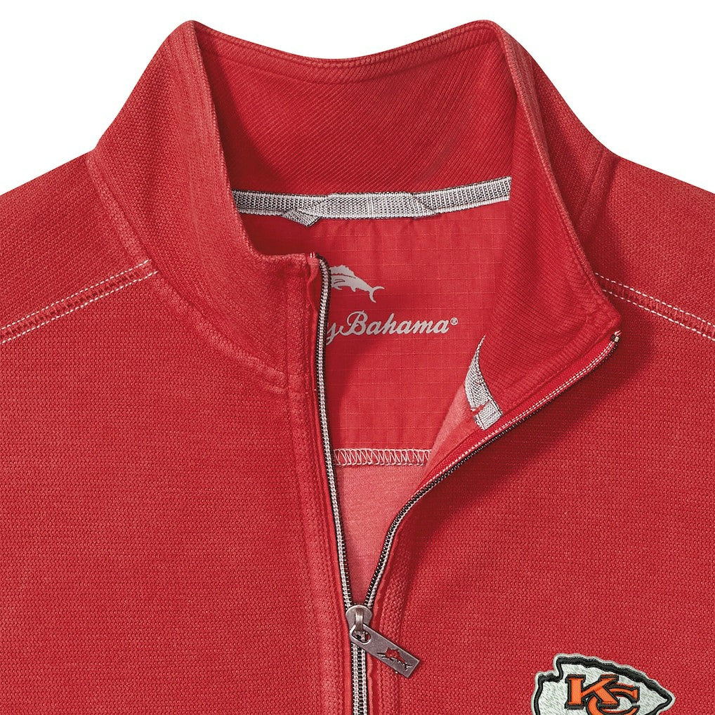 Kansas City Chiefs Tommy Bahama Big & Tall Montego Bay Half-Zip Pullover