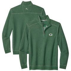 Green Bay Packers Tommy Bahama Big & Tall Montego Bay Half-Zip Pullover
