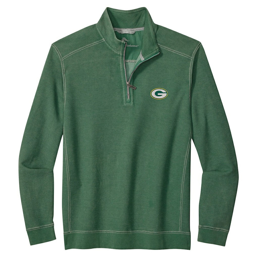 Green Bay Packers Tommy Bahama Big & Tall Montego Bay Half-Zip Pullover