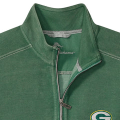 Green Bay Packers Tommy Bahama Big & Tall Montego Bay Half-Zip Pullover