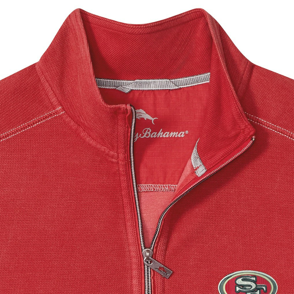 San Francisco 49ers Tommy Bahama Big & Tall Montego Bay Half-Zip Pullover