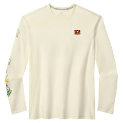 Cincinnati Bengals Tommy Bahama Oasis Endzone Lux Long Sleeve T-Shirt