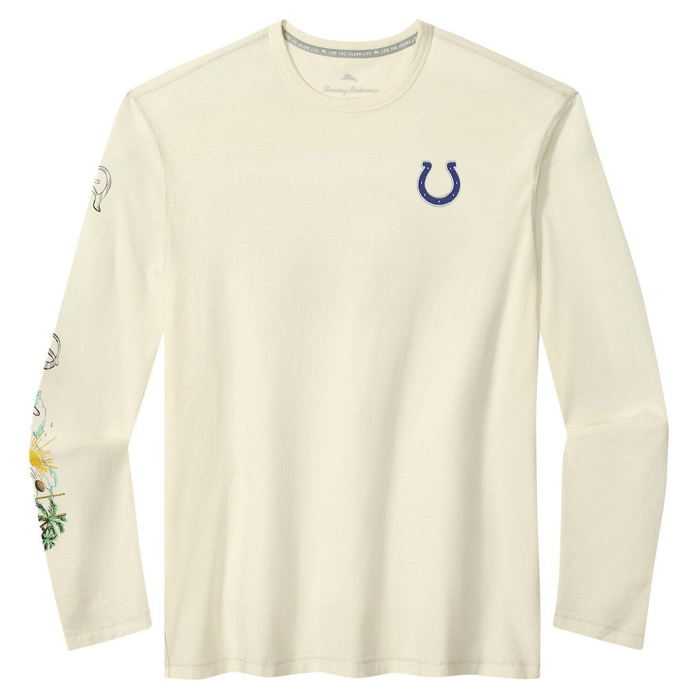 Indianapolis Colts Tommy Bahama Oasis Endzone Lux Long Sleeve T-Shirt