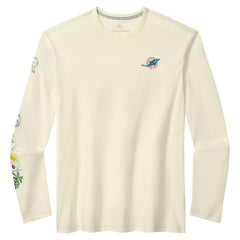 Miami Dolphins Tommy Bahama Oasis Endzone Lux Long Sleeve T-Shirt