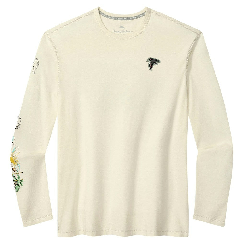Atlanta Falcons Tommy Bahama Oasis Endzone Lux Long Sleeve T-Shirt